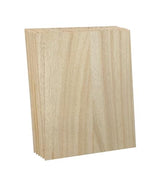 6 Pack MDF Wood Boards 11"x14"-1/4th inch Thick Wooden Planks, Double Sided Veneered MDF Sheet for Homemade DIY Crafts Cregugua