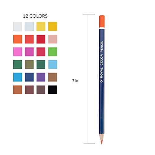 Royal & Langnickel Essentials Color Pencil Set, 24/pkg - WoodArtSupply