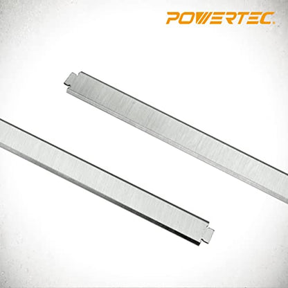 POWERTEC 13 Inch Planer Blades for Ryobi AP1301 Planer, Replacement for AC8630 Planer Knives, Set of 2 (12826)