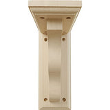 Ekena Millwork BKT03X07X09HARW Hamilton Traditional Wood Brackets, 3 1/2"W x 7"D x 9"H , Rubberwood Ekena Millwork