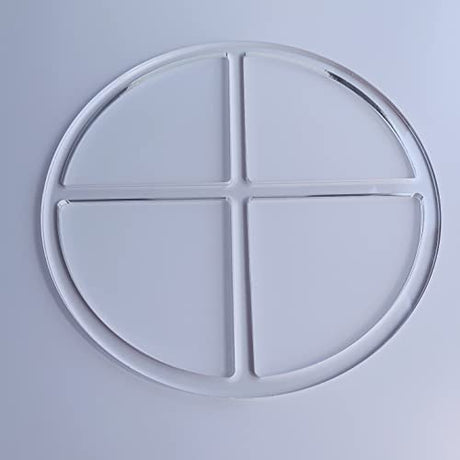 Round 4 Pocket Valet Tray Router Templates, Clear Acrylic Template, Woodworking Router Template Phocaea