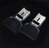 Longzhuo Eye Shields for Bench Grinder, 2Pcs Bench Grinder Guards, Bench Grinder Safety Shields, 304 Stainless Steel Case Tool, Shield Attachment Longzhuo