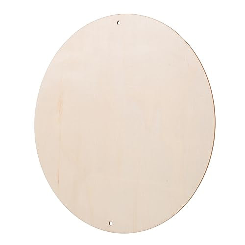 VOSAREA 1pc DIY Planks Unfinished Wood Sign Wood Slabs Ornament Crafts Christmas Wood Slice Unfinished Wood Shield Plaque Unfinished Wood Slices VOSAREA