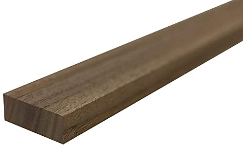 Pack of 2, Black Walnut Lumber Boards - 3/4" x 6", Best Hardwood Lumber for Cutting Boards (3/4" x 6" x 12") Generic