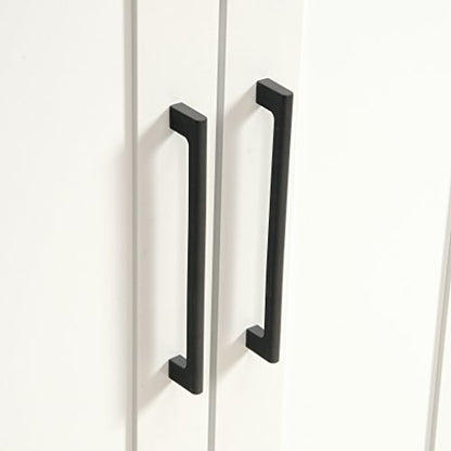 Sauder HomePlus Storage Pantry cabinets, L: 23.31" x W: 17.01" x H: 70.91", Soft White finish