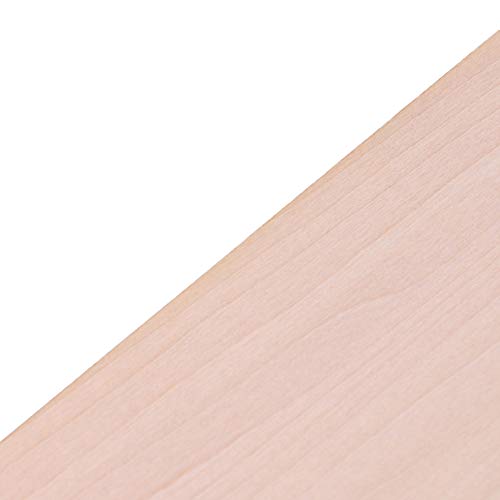 BQLZR 300x200x1.5mm Rectangle Unfinished Unpainted Basswood Wooden Sheets for Craft DIY Hand-Made Project Mini House Building Architectural Model