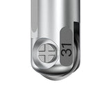 Wavy Blade Tip + QuickSwap Housing for Cricut Maker/Maker 3, Stainless Steel Rotary Blade, 2.0 mm L / 0.8 mm H, Add Wavy Edges to Any DIY Artwork, Aleybloodes