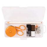 Fiskars Sewing Kit - 62-Piece Sewing Set with Case - Craft Supplies for Sewing - Clear Fiskars
