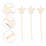 Toyvian 8pcs Children's Wand Glow Fairy Retinol Wand Diy Unfinished Wand Princess Party Supplies Wand Making Kit Birthday Crafts Wands Girl Manual Toyvian