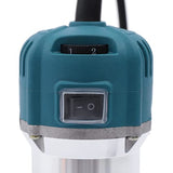 Wood Router Tool Compact Trim Router with 6 Variable Speed 15 Wood Router Bits Set Woodworking Tools for Wood Cabinet Processing, 110V 800W HaroldDol