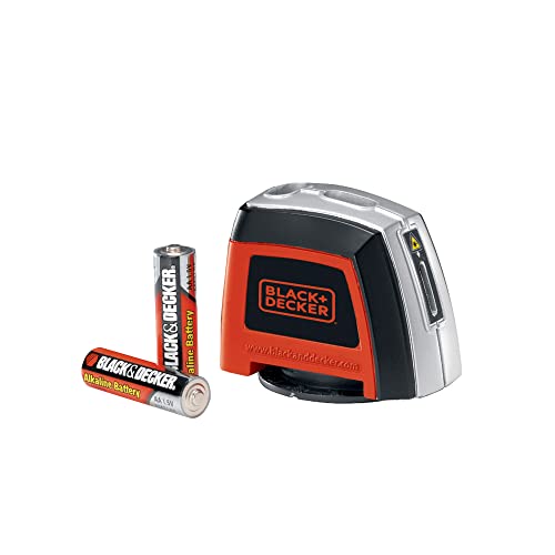 BLACK+DECKER Laser Level, Self-Leveling, 360 Degree Wall Attachment, AA Batteries Included (BDL220S), 7.25 x 7 x 2.5 inches BLACK+DECKER