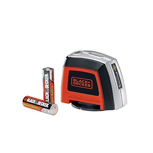 BLACK+DECKER Laser Level, Self-Leveling, 360 Degree Wall Attachment, AA Batteries Included (BDL220S), 7.25 x 7 x 2.5 inches - WoodArtSupply