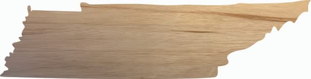 Tennessee Wooden State 18" Cutout, Unfinished Real Wood State Shape, Craft NEXTCraft