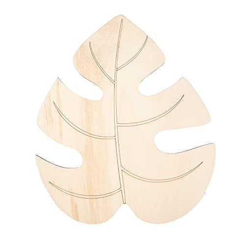 DIY Unfinished Wood Luau Leaf Fun Express