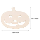 Operitacx 6 Pcs Pumpkin Chips Unfinished Pumpkin Cutouts Unpainted Pumpkin Wood Clip Unfinished Wood Pumpkin Cutout Wood Carving Craft Toys for Kids Operitacx