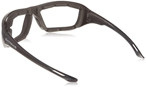 Radians XT1-11 Extremis Full Black Frame Safety Glasses with Clear Anti-Fog Lens Radians