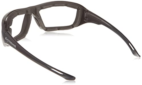 Radians XT1-11 Extremis Full Black Frame Safety Glasses with Clear Anti-Fog Lens - WoodArtSupply