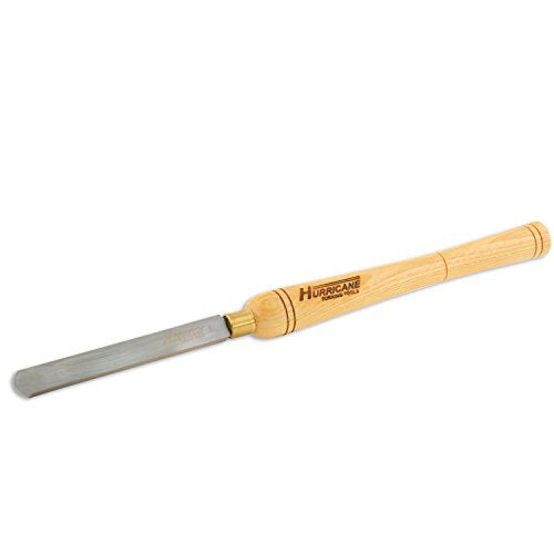 Hurricane Turning Tools, HTT-104, High Speed Steel, 3/4" Round Nose Scraper for Woodturning - WoodArtSupply