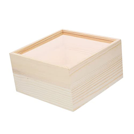 MAGICLULU Box Storage Wooden Box Wooden Tea Organizer Jewelry Chest Holder Jewelry Case Jewelry Trinket Case Household Kid Piggy Bank Wood Storage MAGICLULU
