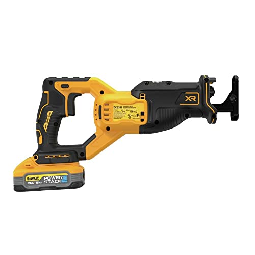 DEWALT 20V MAX Reciprocating Saw, Cordless, Battery and Charger Included (DCS382H1), Large - WoodArtSupply