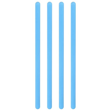 HARFINGTON 4Pcs Silicone Stir Sticks 5.5" Reusable Stirring Rods for Mixing Epoxy Resin Liquid Paint Arts DIY Crafts, Blue HARFINGTON