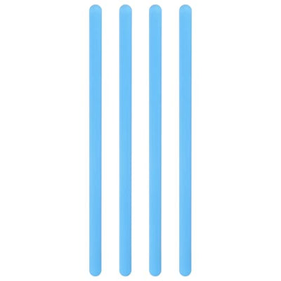 HARFINGTON 4Pcs Silicone Stir Sticks 5.5" Reusable Stirring Rods for Mixing Epoxy Resin Liquid Paint Arts DIY Crafts, Blue