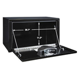 Buyers Products 1703350 Black Steel Underbody Truck Box With Lockable T-Handle Latch, 14 x 12 x 24 Inch, Made In The USA, Contractor Tool Box, Tool Buyers Products Company