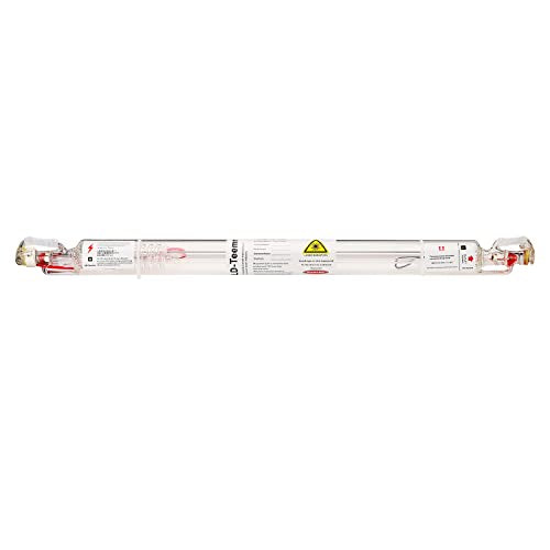 LD-Teemm CO2 Laser Tube, 40W CO2 Laser Tube with Coating 40 watt Length 700mm Dia. 50mm, Wire Pre-Connected for CO2 Laser Cutter Laser Engraving LD-Teemm