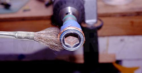 Acid Brushes - 36 Count 3/8 Inch Horsehair Acid Flux Brushes, Disposable Glue Brushes for Woodworking, Epoxy Brushes for Resin, Great for Crafting, RamPro