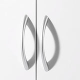 VEVOR Food Storage Cabinet, Freestanding Pantry with 2 Adjustable Shelves Engineered Wood Utility for Kitchen, Laundry, Dining Room, White VEVOR