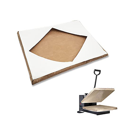 Heat Press Platen Wrap Cover, Non-Stick High Temperature Resistant Teflon Protector for Protecting Sublimation Heat Pressing Machine Plate from