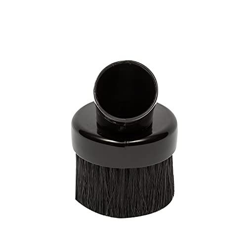 Shop-Vac 9061500 Round Brush Nozzle, Plastic Construction, Black in Color, 1-1/4 Inch Diameter Sleeve, (1-Pack) Shop-Vac
