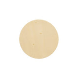 Natural Unfinished Round Wood Circle Cutout 3 Inch - Bag of 25 Craftparts Direct