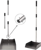 Yangbaga Dust Pans with Long Handle - 39” Heavy Duty Metal Upright Dustpan - Long Handled Stand Up Dustpans - Best Dustpans for Yangbaga