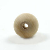 Mylittlewoodshop - Pkg of 12 - Bead Round - 3/4 inches in Diameter and 5/32 Hole Unfinished Wood(WW-BE1070-12) Unique Wood Shapes