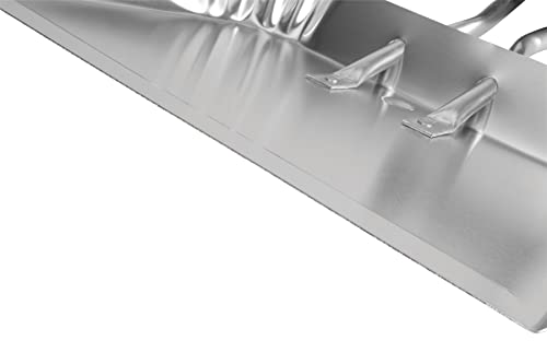 Performance Tool W30 17-Inch Aluminum Metal Dustpan with Wide Design and Double-Riveted Steel Handle for Heavy Duty Cleanups Performance Tool