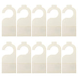 EXCEART 10pcs Unfinished Wood Door Sign Blank Wooden Hanger Plaque Graffiti Wood Chip Blank Wood Slices DIY Craft Project Message Notes Memo Board EXCEART