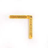 MusicNomad Precision Nut Height Slotting Gauge Tool (MN601), Silver MusicNomad