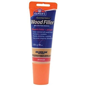 Elmer's E861 Carpenter's Wood Filler, 3.25-Ounce Tube, Golden Oak - 2 Pack Elmer's