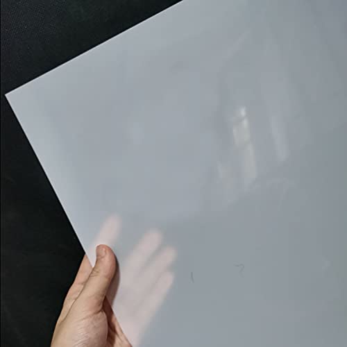 10 Pack 7.5 Mil Blank Stencil Sheets 12 x 24 inch Mylar Sheet Milky Translucent PET Blank Stencil Making Sheet Blank Mylar Templates for DIY