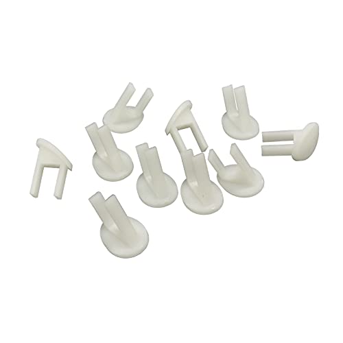 Nimiah Switch Safety Key Replacement Sears Craftsman Radial Arm Table Saw Plastic Oval Jointer Band Drill Press Parts -White（10 pcs）fits part numbers - WoodArtSupply