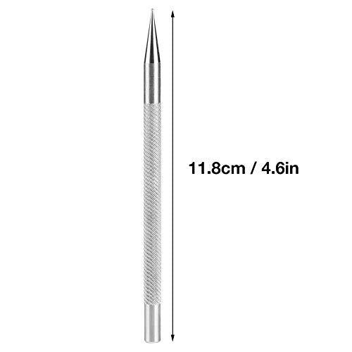 Hilitand Leather Scriber Pen, Stainless Steel Leather Scriber Positioning Pen Marking Tool DIY Crafts Tool for Leather Craft Projects Hilitand