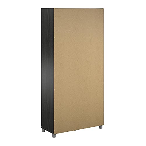 SystemBuild Evolution 36" Utility Storage Cabinet, Black Oak SystemBuild