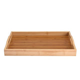 Prosumers Choice 3-Piece Set Bamboo Serving Trays with Handles - With Sizes, 1xS (38.1x25.4x4.9cm), 1xM (40.6x28.0x4.9cm), 1xL (43.2x30.5x4.9cm) - Prosumer's Choice
