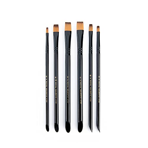 Majestic Royal & Langnickel Shader Artist Brush Set, 6-Piece Majestic