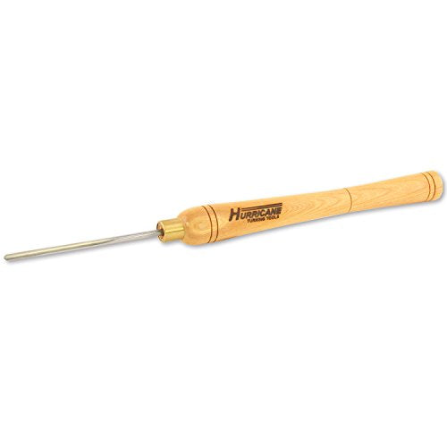 Hurricane Turning Tools, HTT-110, High Speed Steel, 1/4" Spindle Gouge (1/4" Flute) for Woodturning Hurricane Turning Tools