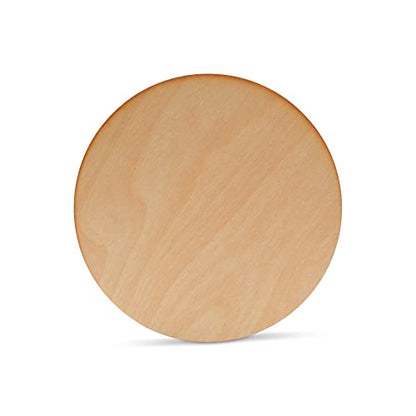 Wood Circles with Rustic Burnt Edges 9 inch, 1/8 Inch Thick, Pack of 3 Unfinished Wood Circles for Crafts, by Woodpeckers - WoodArtSupply