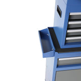 Fulvari Large Rolling Tool Chest,5-Drawer Tool Boxes On Wheels with Organizer Bins,Mobile Steel Detachable Tool Cabinet with Hooks,Adjustable Shelf & Fulvari