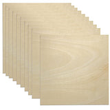 GDGDSY Basswood Sheets 12 x 12 Inch Unfinished Balsa Wood Sheets for Laser Cutting, Drawing Painting, Wood Engraving, etc.(10 PCS) GDGDSY