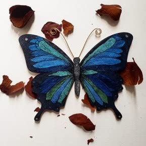 Unfinished Wood Butterfly | Insect | Animal | Wildlife | Craft Cutout | up to 24" DIY 7" / 1/4" 24 Hour Crafts